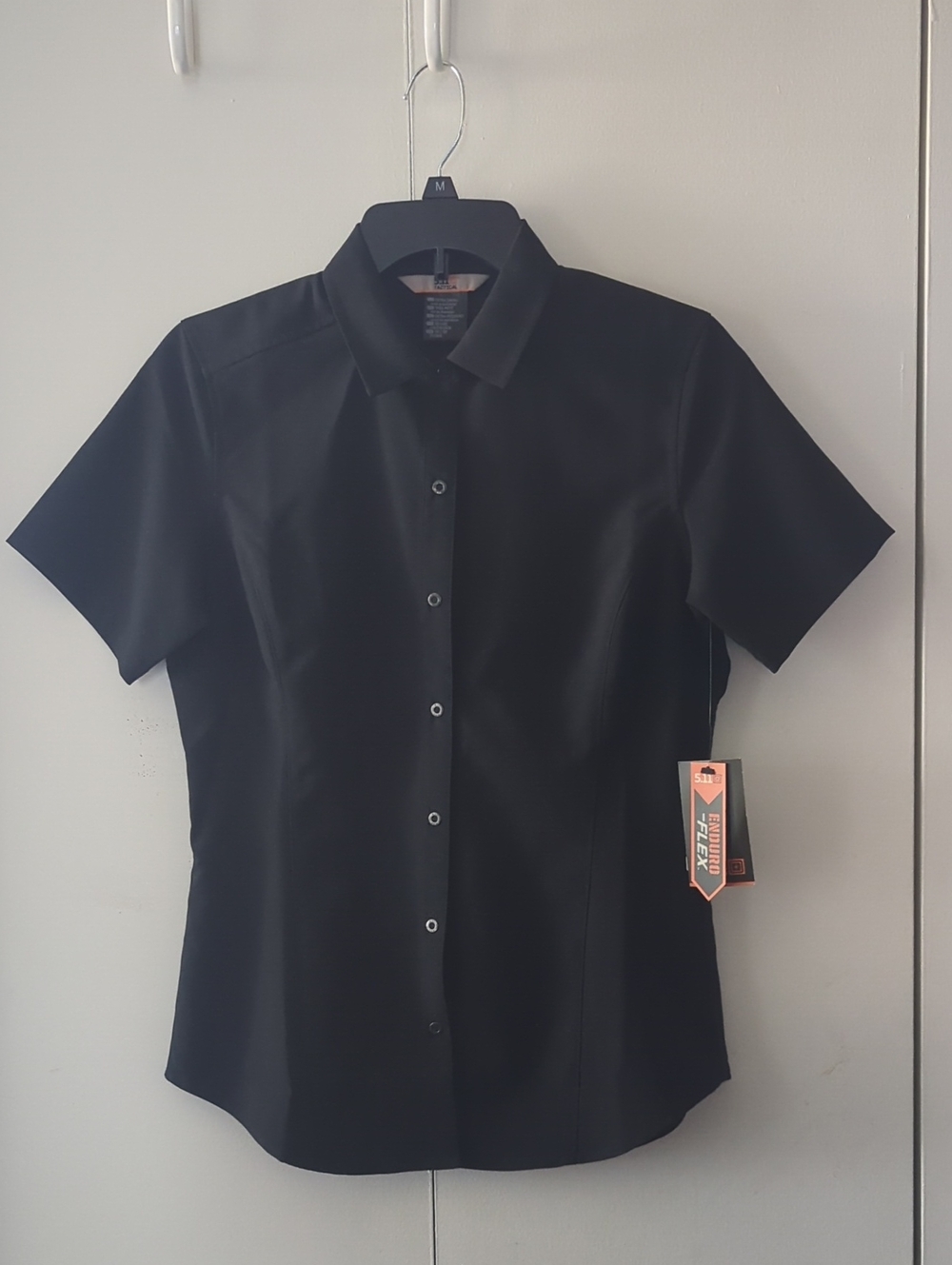 Women's Black Button-Down Shirt